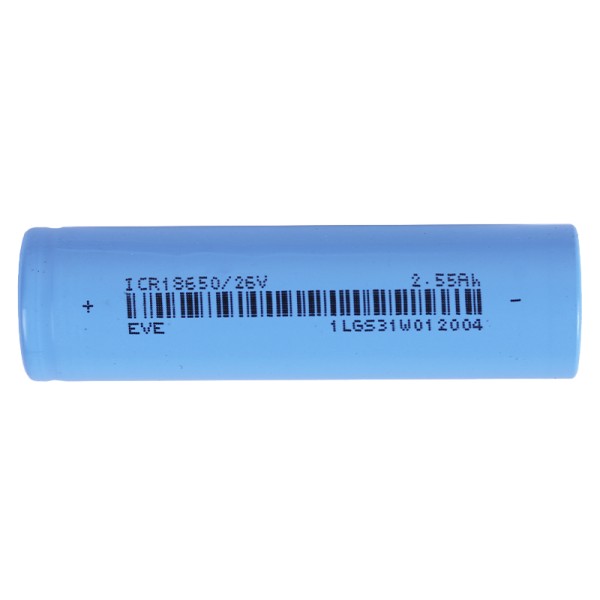 Аккумуляторна батарея 3.6V 3C 18650 2500mAh