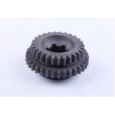 Шестерня подвижная 2-3 передачи Z-6-27-33 Xingtai 120-220 (16.37.136)