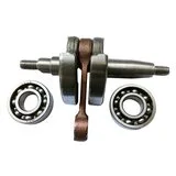 Коленвал в сборе с шатуном и подшипниками (1E40F/1E44F)