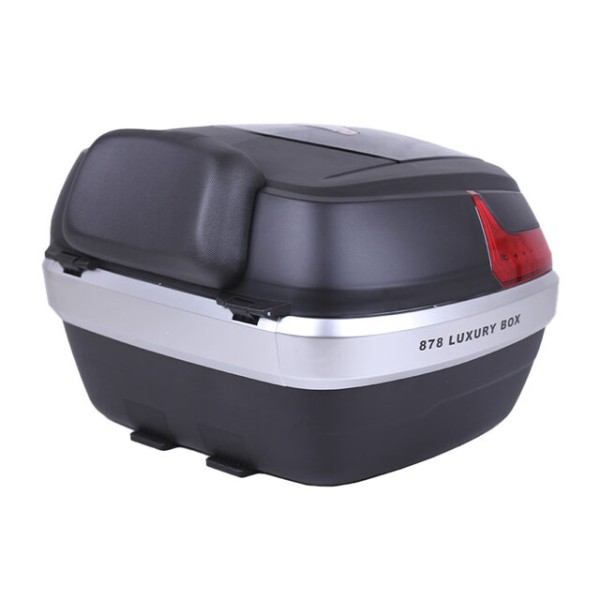 Кофр (багажник) для мотоцикла задний TT AGRO MOTO YM-0885 (V- 47L) 58×46×34 черный