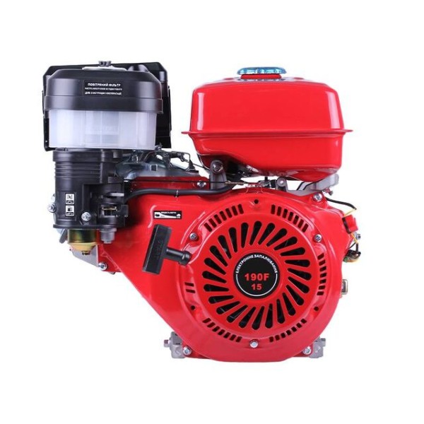 Двигатель бензиновый 190F TT AGRO MOTO (с выходом вала под шпонку, 25 мм) 15 л.с.