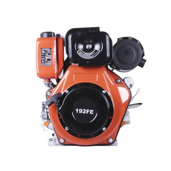 Двигатель дизельный 192FE TT AGRO MOTO с электростартером (выход вала под шлицы, 25 мм) 14,8 л.с.