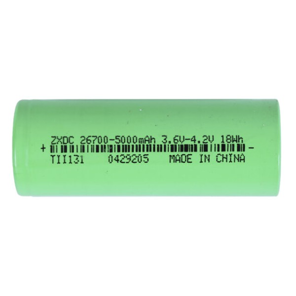 Акумуляторна батарея 3.7V 3C 26700 5000mAh