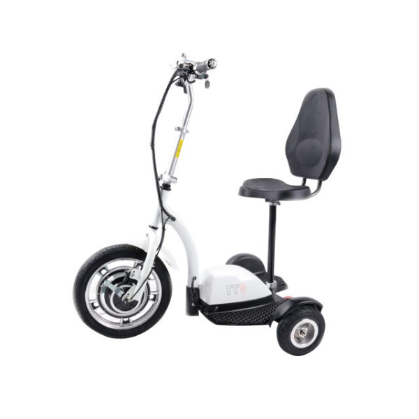 Электросамокат с сиденьем (сиденье - спинка) TTG SM T06-1 36V350W 12AH белый