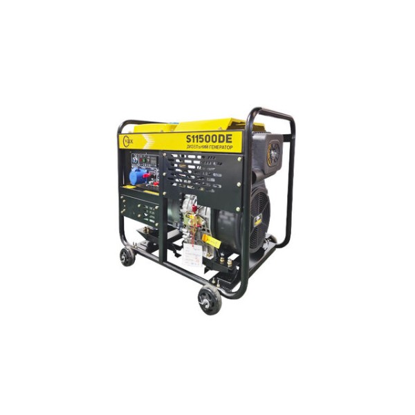 Генератор дизельный S11500DE 10.0/11.0KW YBX (однофазный, со свечой накала)