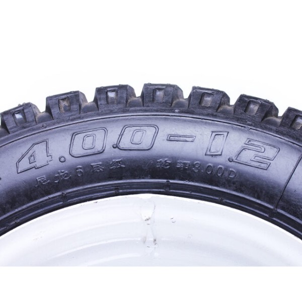 Колесо в сборе 4.00*12 (под 5 болтов, дорожная) TT AGRO MOTO на мототрактор