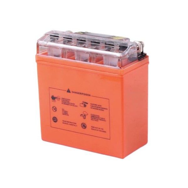 Акумулятор гелевий OUTDO Active 5Ah YTX12N5-3B помаранчевий з дисплеєм