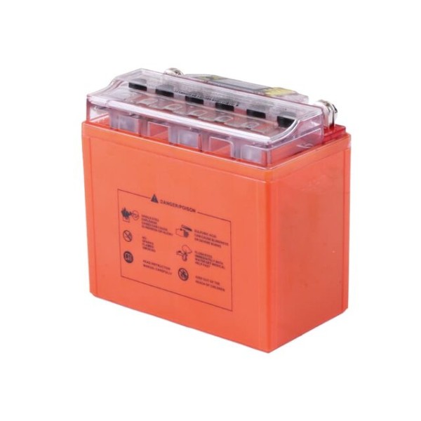 Аккумулятор гелевый TT AGRO MOTO 12N7-BS 7АH на мотоцикл, 137х76х128 мм, оранжевый, с дисплеем