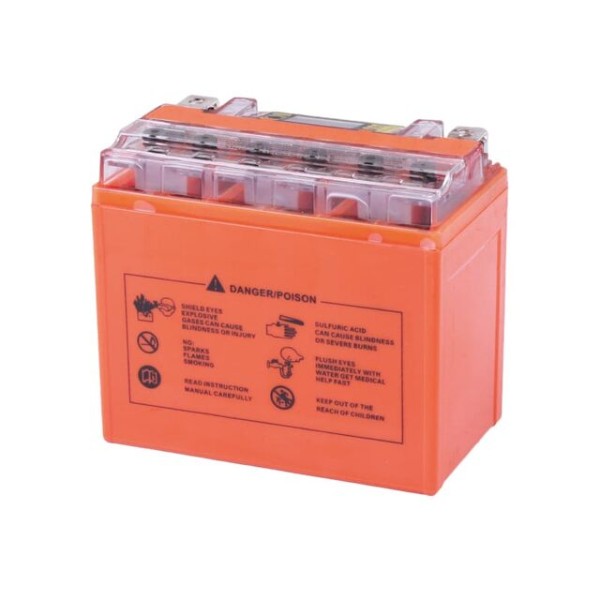 Аккумулятор гелевый TT AGRO MOTO YTX12-BS 12(10)АH, 150х87х130 мм, оранжевый, с дисплеем