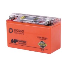 Аккумулятор гелевый TT AGRO MOTO YT7B-BS 6.5АH, 150х65х94 мм, оранжевый, с дисплеем