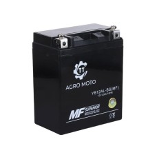 Аккумулятор TT AGRO MOTO YB12AL-BS(MF) 12АH 134х78х156 мм
