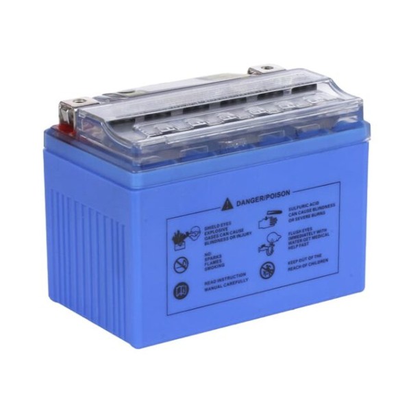 Аккумулятор гелевый TTG YTX4L-BS 4AH, 113х70х85 мм синий, с дисплеем