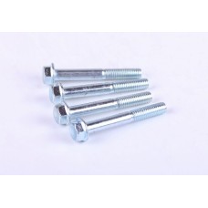 Болты крепления головки комплект 4 шт 168F 2-3.5 кВт