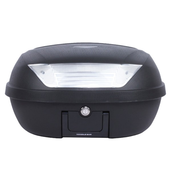 Кофр (багажник) для мотоцикла задний TT AGRO MOTO YM-0888 (V-51L) 59.5×44×31.5 черный