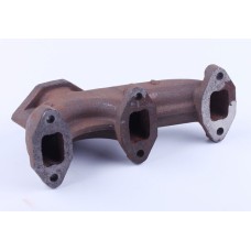 Колектор випускний TTG на минитрактор DongFeng 240/244, Foton 240/244, Foton 240/244, Jinma 240/244 с дизельным двигателем КМ385ВТ, тип 3