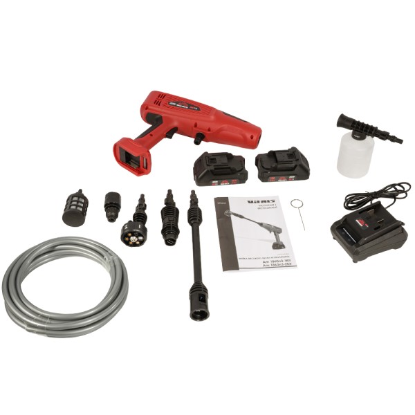 Мийка високого тиску акумуляторна Vitals Master Am 1860n3-2Kit
