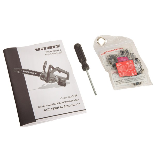 Пила ланцюгова акумуляторна Vitals Master AKZ 18301 BL SmartLine+