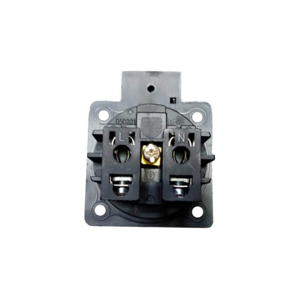 Розетка с крышкой YBX 16А-250V-IP44, цвет черный на генератор GN-2-3,5KW
