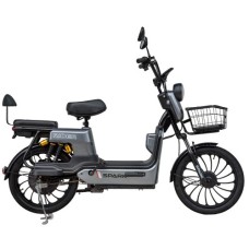 Велосипед с электромотором SPARK Rider 14 серый