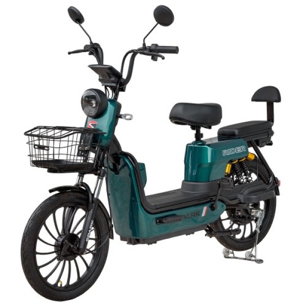 Велосипед с электромотором Spark Rider 14 зеленый