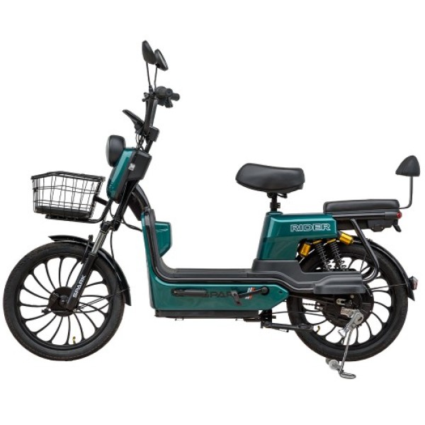 Велосипед с электромотором Spark Rider 14 зеленый