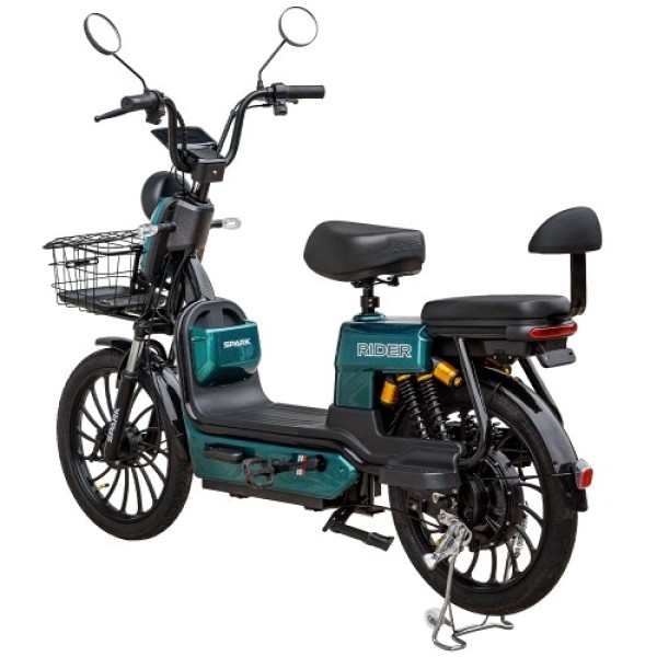 Велосипед с электромотором Spark Rider 14 зеленый