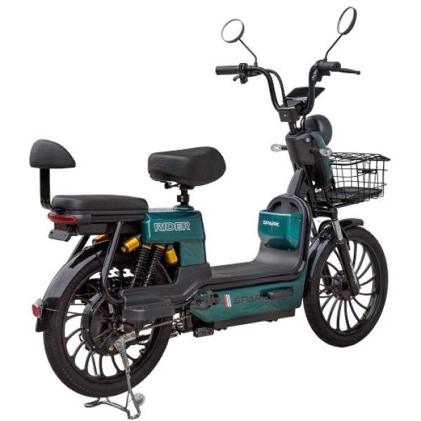 Велосипед с электромотором Spark Rider 14 зеленый