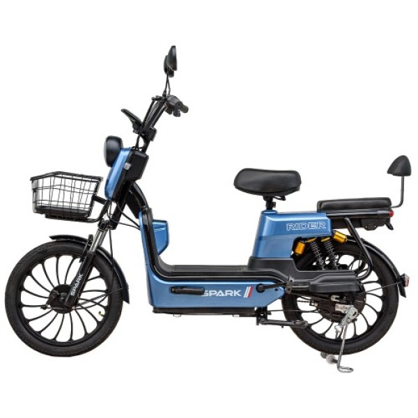 Велосипед с электромотором SPARK Rider 14 синий