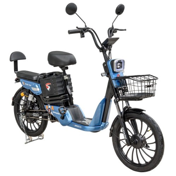 Велосипед с электромотором Spark Rider Pro 14 синий