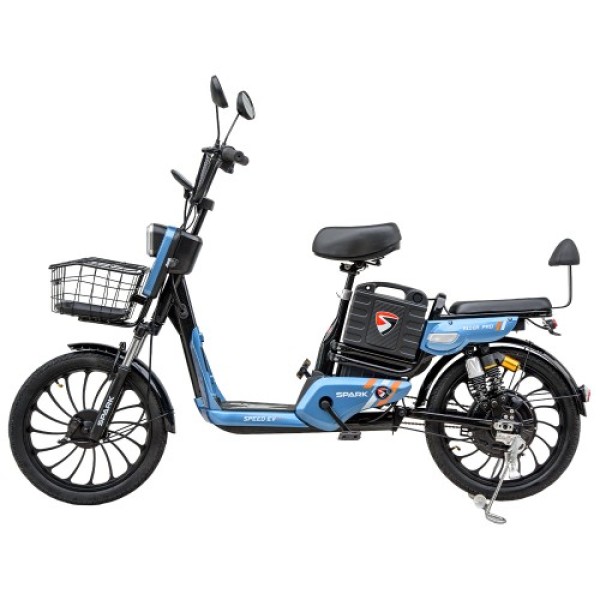 Велосипед с электромотором Spark Rider Pro 14 синий