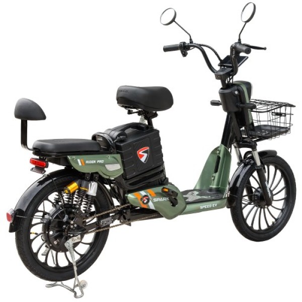Велосипед с электромотором Spark Rider Pro 14 зеленый