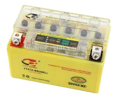 Аккумулятор B-cycle YTX7A-BS (iGEL) 12V 7Ah