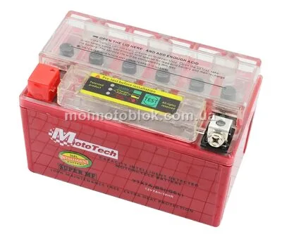 Аккумулятор Mototech YTX7A-BS (iGEL) 12V 7Ah