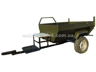 Прицеп самосвальный 1550-1250 с колесами от Москвича