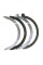 Вкладыши коренные упорные 4 шт LZTTY295.2-3 (JD495)