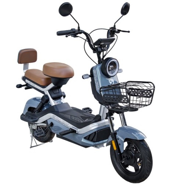 Велосипед с электромотором SPARK Glide 14 зелёная шалфея