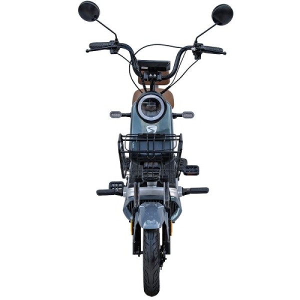 Велосипед с электромотором SPARK Glide 14 зелёная шалфея