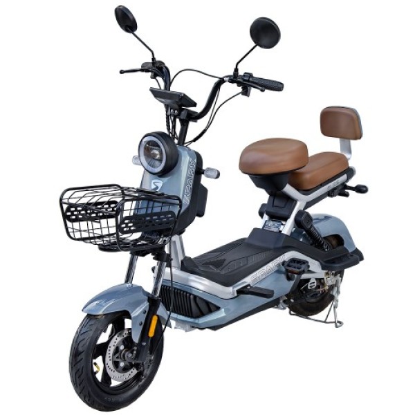 Велосипед с электромотором SPARK Glide 14 зелёная шалфея