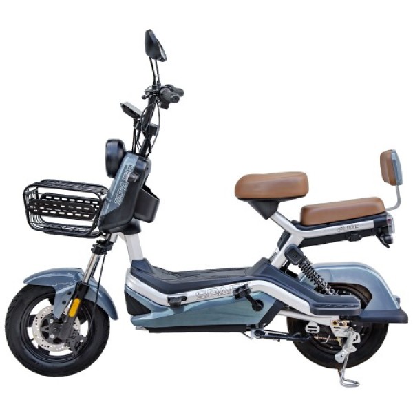Велосипед с электромотором SPARK Glide 14 зелёная шалфея