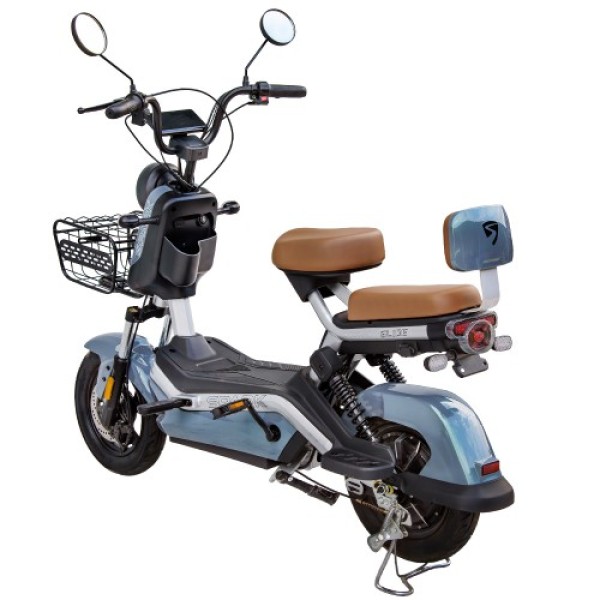 Велосипед с электромотором SPARK Glide 14 зелёная шалфея