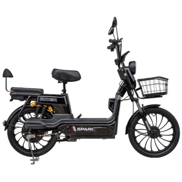 Велосипед с электромотором SPARK Rider 14 черный