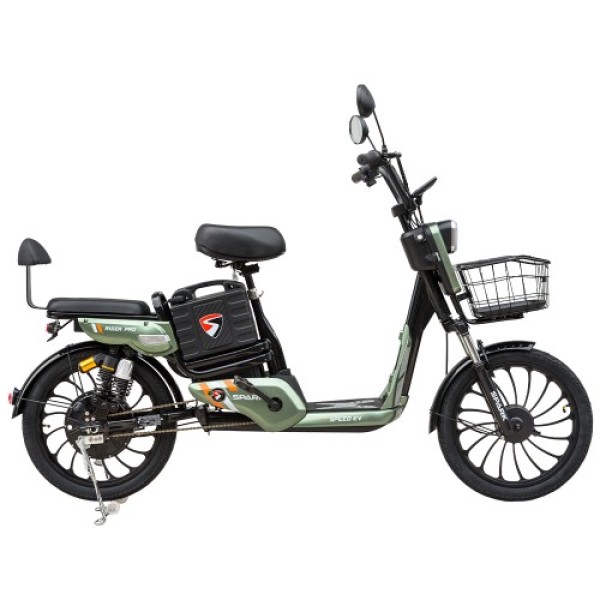 Велосипед з електромотором Spark Rider Pro 14 зелений