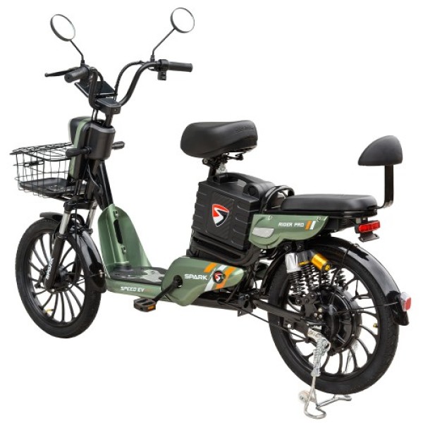 Велосипед з електромотором Spark Rider Pro 14 зелений