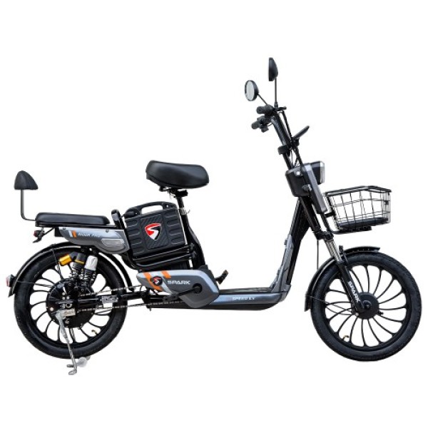 Велосипед с электромотором SPARK Rider Pro 14 серый