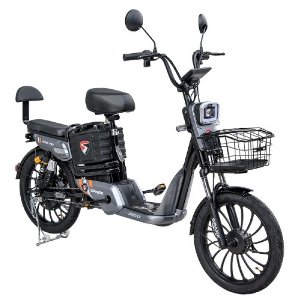 Велосипед с электромотором SPARK Rider Pro 14 серый