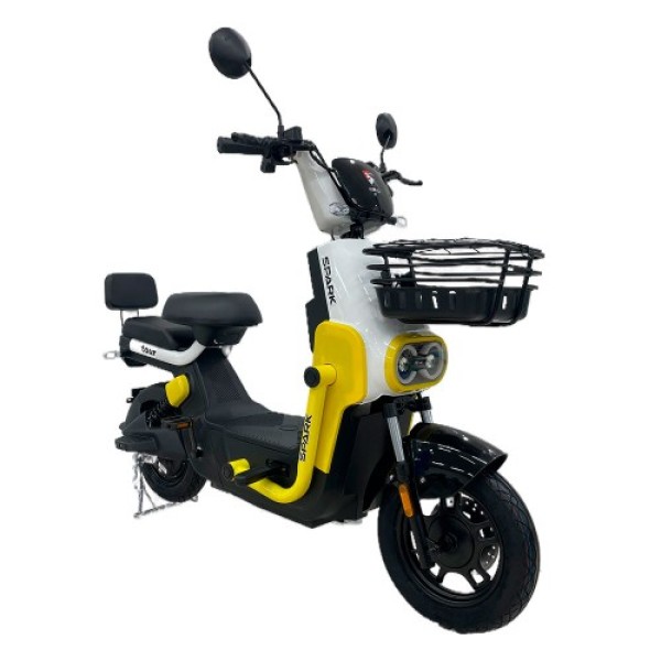 Велосипед с электродвигателем SPARK Tour 14 белый