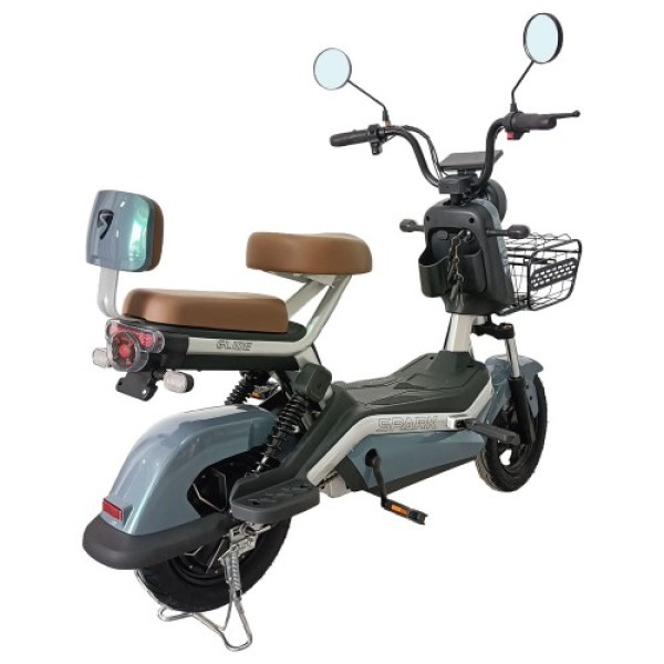 Велосипед с электромотором SPARK Glide 14 зелёная шалфея