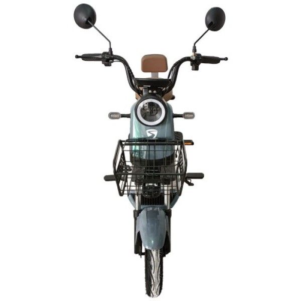 Велосипед с электромотором SPARK Glide 14 зелёная шалфея