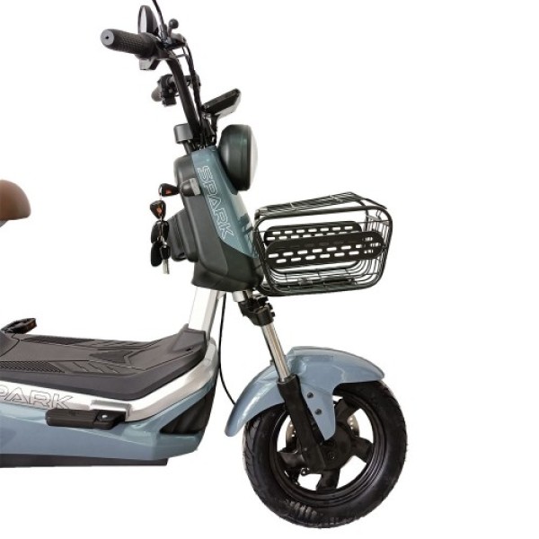 Велосипед с электромотором SPARK Glide 14 зелёная шалфея