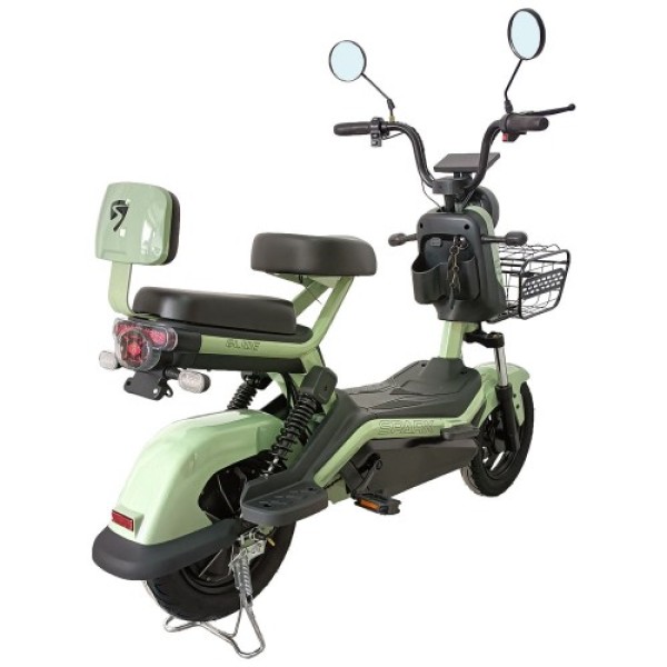 Велосипед с электромотором SPARK Glide 14 зелёный